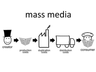 mass media
 