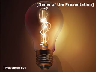 [Presented by] [Name of the Presentation] 