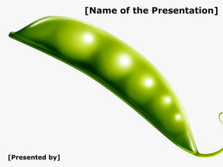 [Presented by] [Name of the Presentation] 