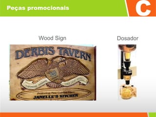 Peças promocionais Wood Sign Dosador 