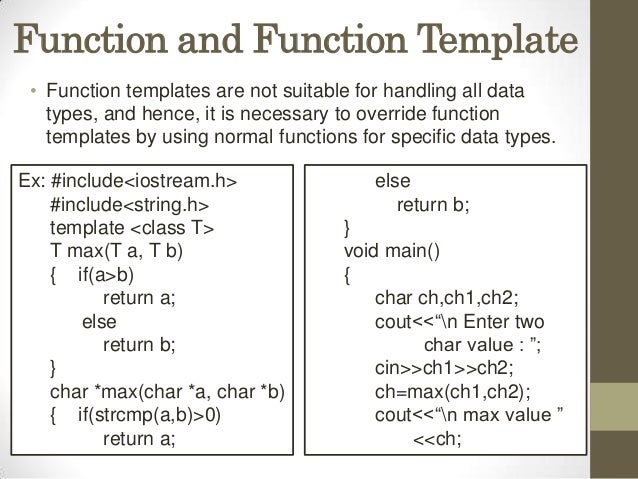 what is template function templates presentation what is template function templates presentation
