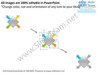 All images are 100% editable in PowerPoint
“Change color, size and orientation of any icon to your liking”
 