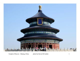 Temple of Heaven – Beijing, China   photo by Steven M Cantler   1
 