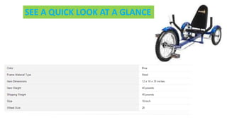 SEE A QUICK LOOK AT A GLANCE
 