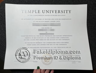 Temple University degree