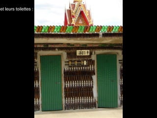 et leurs toilettes :
 