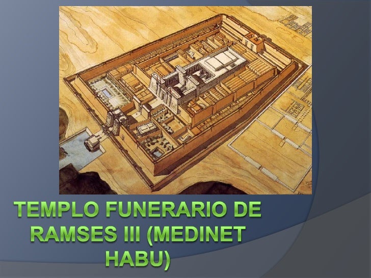 Resultado de imagen de Templo funerario de Ramsés III