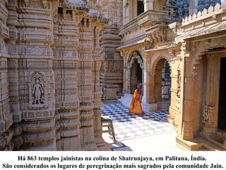 Há 863 templos jainistas na colina de Shatrunjaya, em Palitana, Índia.
São considerados os lugares de peregrinação mais sagrados pela comunidade Jain.
 