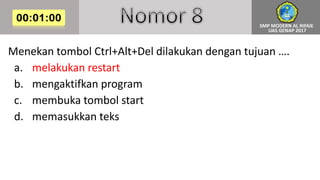 Templt uas 50 soal 60 menit tik 7 ukk mei succes | PPT
