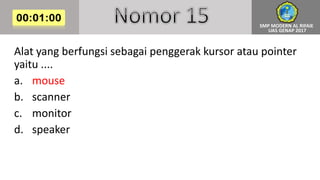 Templt uas 50 soal 60 menit tik 7 ukk mei succes | PPT