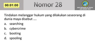 Templt uas 50 soal 60 menit tik 7 ukk mei succes | PPT
