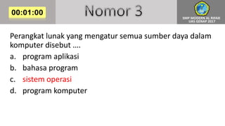 Templt uas 50 soal 60 menit tik 7 ukk mei succes | PPT