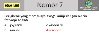 Templt uas 50 soal 60 menit tik 7 ukk mei succes | PPT