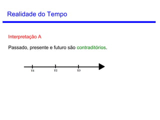 Relatividade
Até então, espaço e tempo eram relacionados
apenas matematicamente. Podemos sempre
construir um gráfico de espaço x tempo e
relacionar suas variações.
O que Einstein mostrou é que variações no
espaço estão fisicamente ligadas com
variações no tempo.
 