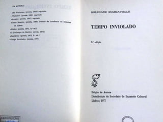 Tempo inviolado