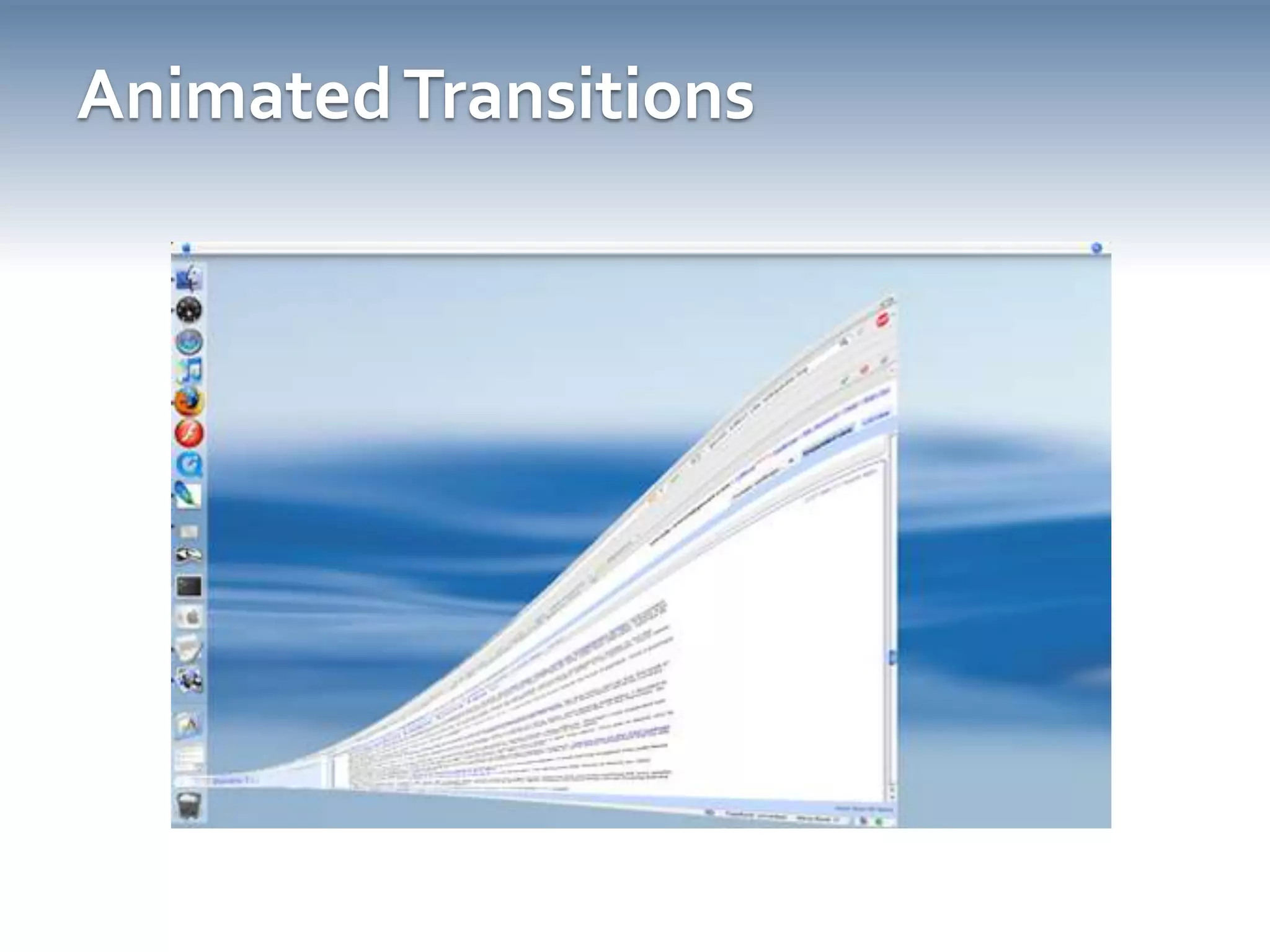Animated Transitions