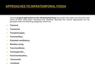 Temporal & infra temporal region | PPTX