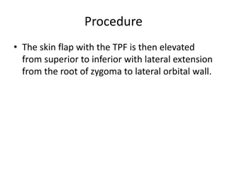 Temporalis muscle flap