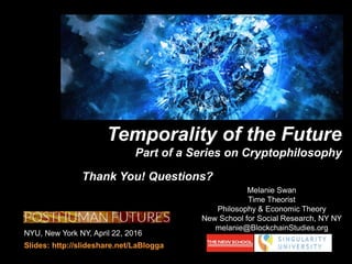 Temporality of the Future 