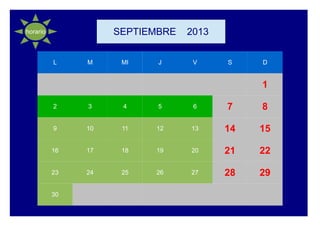 ACTIVIDADES DE 
COMIENZOS DEL 
CICLO 
Se realizan los días laborables no lectivos de 
comienzo de curso. El curso actual, 2014/15 , los días 1 
al 9 de septiembre. 
MMJ 
 