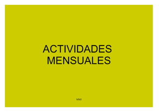ACTIVIDADES SEMANALES (II) 
ENTREVISTAS TUTORIALES: 
Calendario: Se destina una hora semanal, por la tarde (suele ser los lunes). 
Duración: No debe durar más de 15 minutos y se desarrolla en el aula. 
Tramitación: Se produce por cita previa de las familias o convocatoria de la tutoría. Se elabora 
acta de la entrevista. 
Contenido: 
 Asistencia y Convivencia. 
 Desenvolvimiento Escolar. Tareas. Rendimiento. Evaluación. . 
 Esfuerzo y Actitud. 
 Intereses, proyectos, 
1.La tutoría selecciona las citas para tener, al menos, una entrevista trimestral con la familia de 
cada alumno/a, 
2.No se realiza entrevista sin preparación previa, ni en cualquier lugar. 
MMJ 
 
