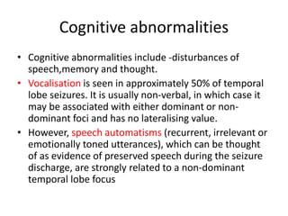Temporal lobe epilepsy-Psychiatric aspects