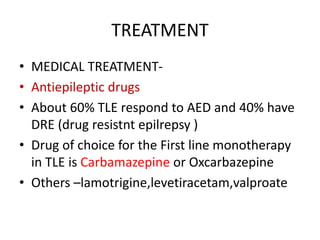 Temporal lobe epilepsy-Psychiatric aspects