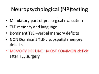 Temporal lobe epilepsy-Psychiatric aspects