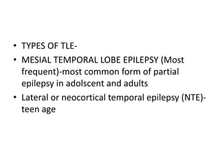 Temporal lobe epilepsy-Psychiatric aspects
