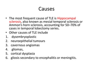 Temporal lobe epilepsy-Psychiatric aspects