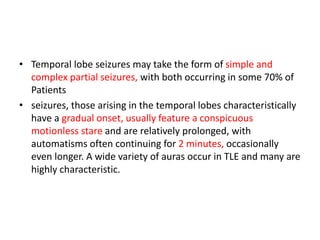 Temporal lobe epilepsy-Psychiatric aspects
