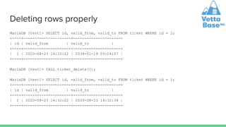 MariaDB Temporal Tables | PDF