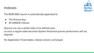 MariaDB Temporal Tables | PDF