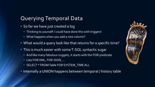 SQL Server Temporal Tables | PPTX