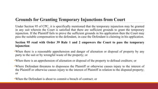 TEMPORARY INJUNCTION under Civil procedure code.pptx