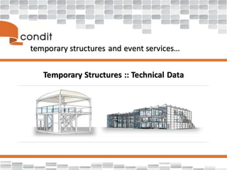 temporary structures and event services…


   Temporary Structures :: Technical Data
 