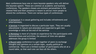 Temporary tourism businesses events, conferences, conventions | PPTX