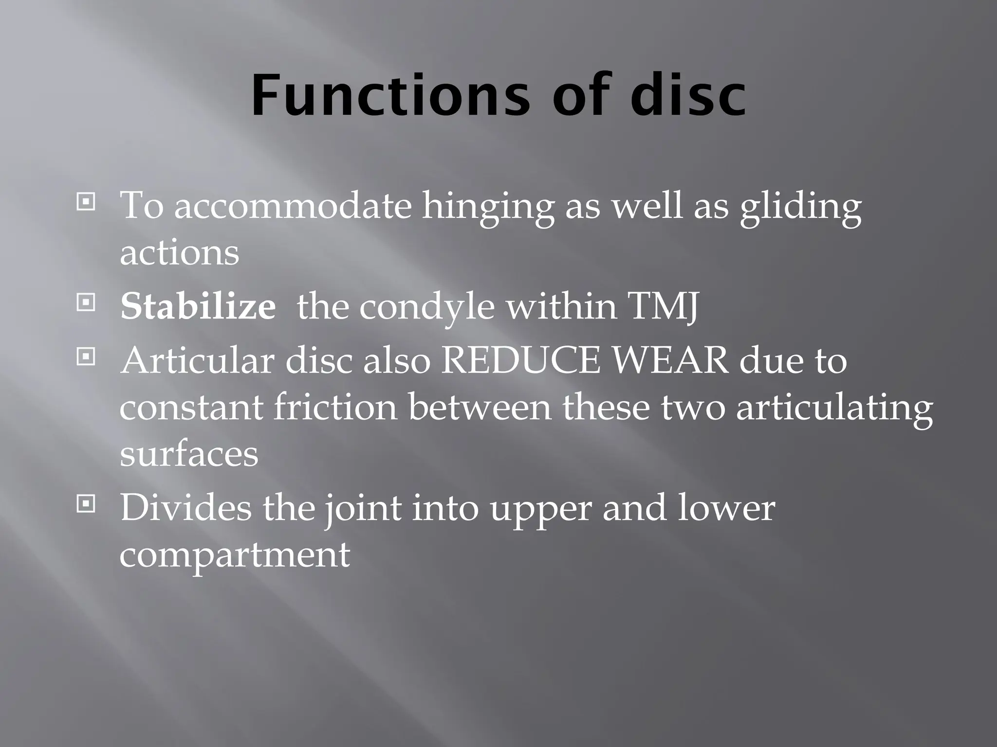 Temporo mandibular joint and its disorders | PPTX
