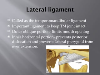 Temporo mandibular joint and its disorders | PPTX