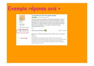 Exemple réponse avis +

 