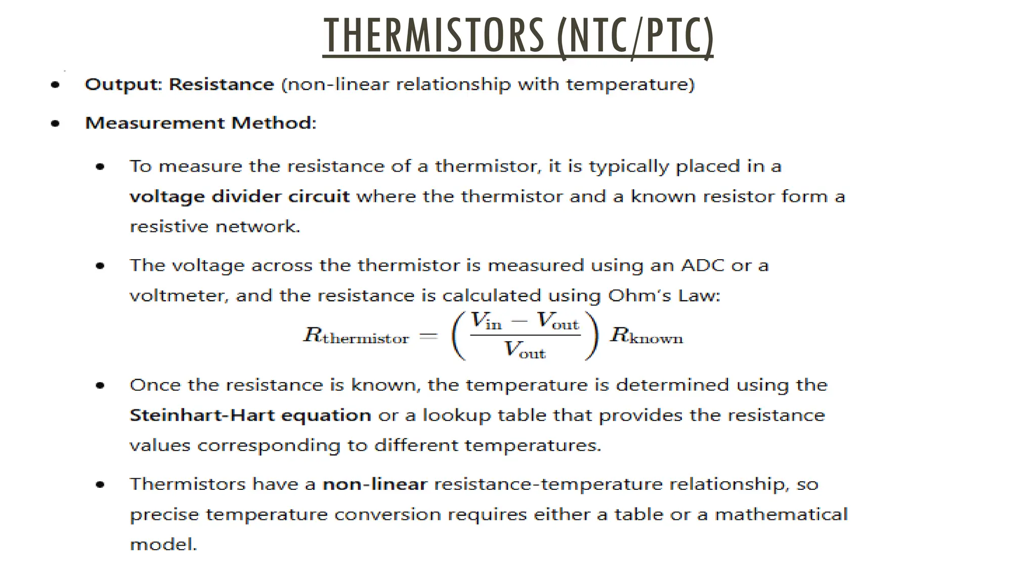 Temperature Sensor Working and Components | PPT