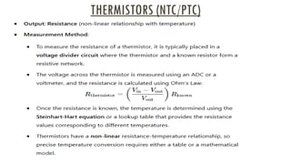 THERMISTORS (NTC/PTC)
 