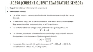 AD590 (CURRENT OUTPUT TEMPERATURE SENSOR)
 