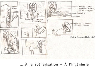 … À la scénarisation – À l’ingénierie
Felipe Neves – Flickr - CC
 