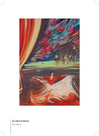 Au cœur la danse
55 x 38 cm
 