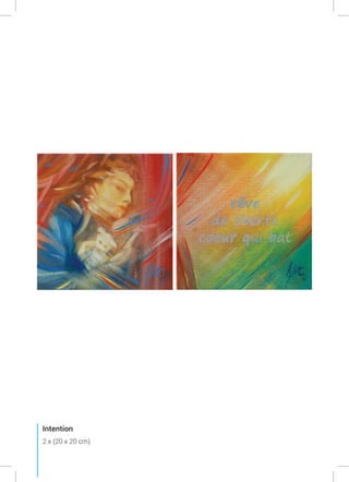 Intention
2 x (20 x 20 cm)
 