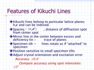 Kikuchi Microscope Transmission Electron Microscope | PPT