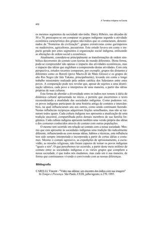 Temática indígena na escola