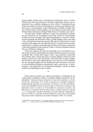 Temática indígena na escola