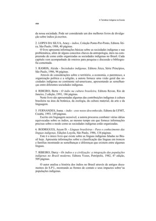 Temática indígena na escola